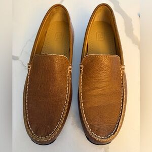 FootJoy Tan Leather Slip-On Loafers